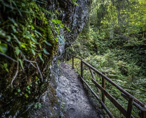 Abenteuerlicher Wanderweg